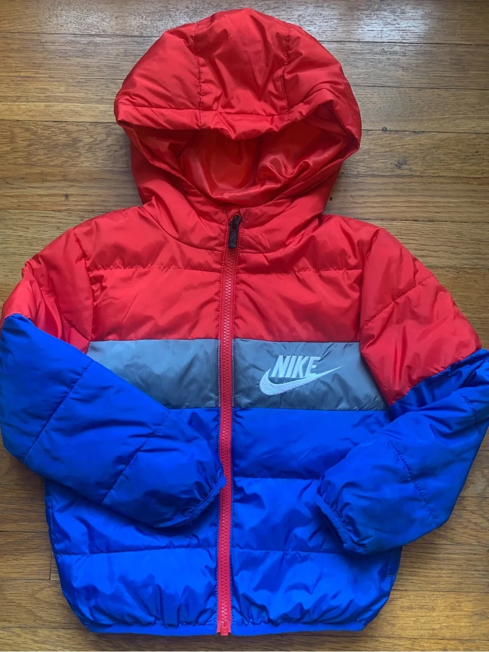 Nike Kids Colorblock winter Puffer Jacket sport 4-5Y 104-110cm